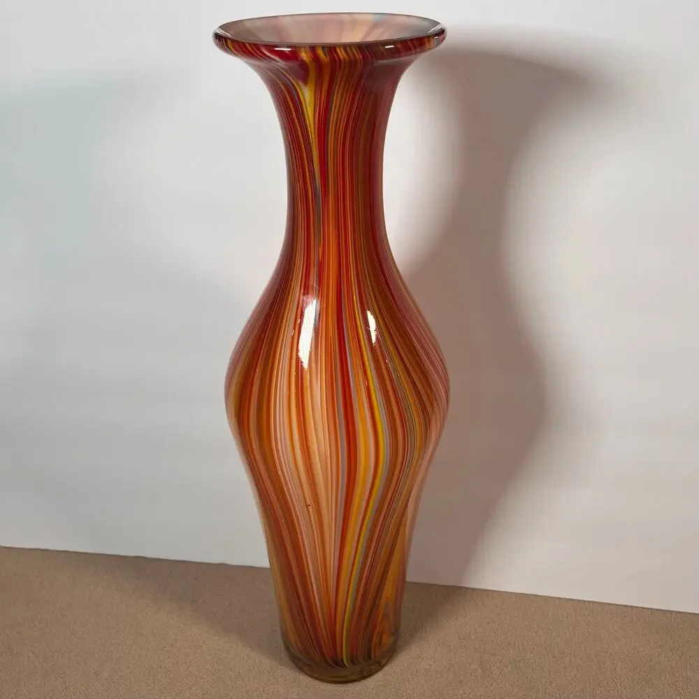 Large Art Glass Vase 19